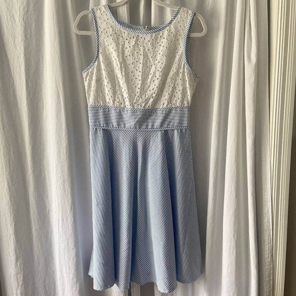 London Style Collection Seersucker Dress